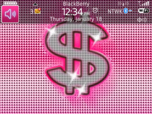 Pink Diamond Dollar Sign