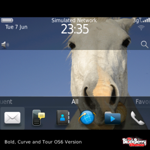 Crazy White Horse Theme with Breathtaking OS7 Icons