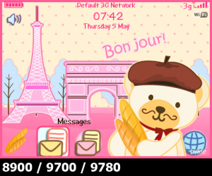 Baby Bear in Paris