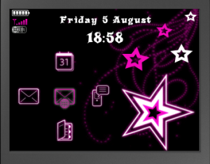 Pink Stars Theme