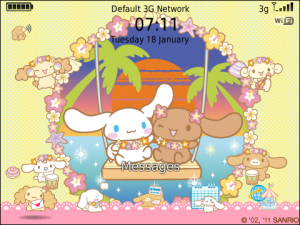 Cinnamoroll come to honeymoon