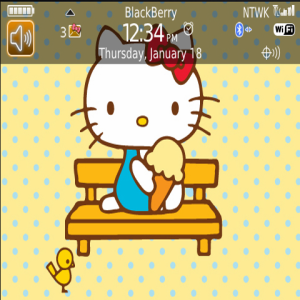 Hello Kitty Ice Cream in Park theme