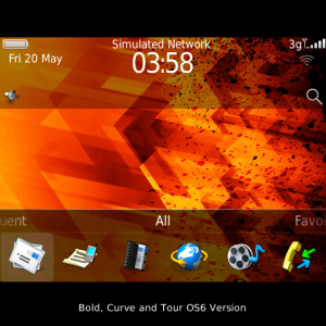 Orange Arrows Theme with Wonderful Multi Coloured 3D Icons