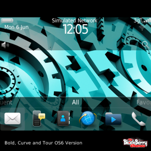 Blue Machine OS 7 Style Theme with Magnificent OS 7 Icons
