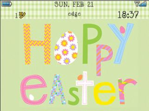 Hoppy Easter 81xx 83xx 88xx theme for BlackBerry