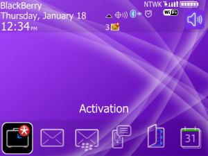 Abstract Aura Purple
