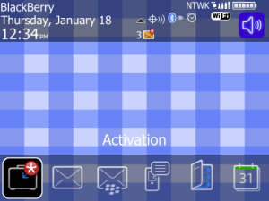 Gingham Blue Theme