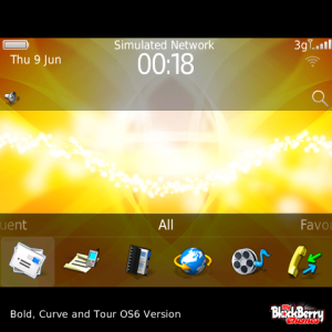 Gold Sparkle with Multi Colored 3D Icons Theme