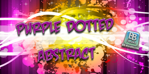 Purple Dotted Abstract theme