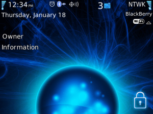 Blue Orb - Animated Theme
