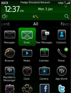 Simply Business Green Style for BlackBerry 6