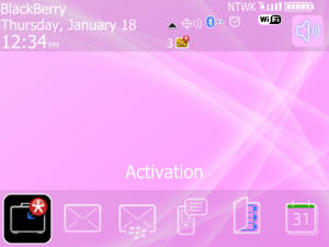 Abstract Aura Baby Pink