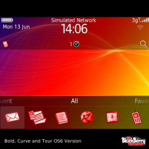 Spectrum Luminosity with Red Outline Icons Theme