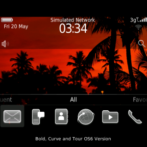 Palm Trees in Paradise Theme with Fabulous White Icons