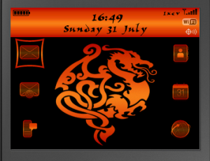 Orange Dragon Theme