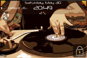 DJ theme for BlackBerry