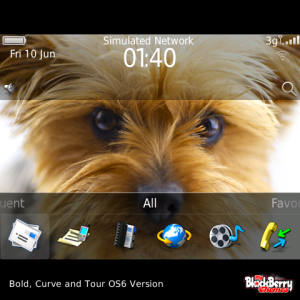 Puppy Dog with Multi Colored 3D Icons Theme