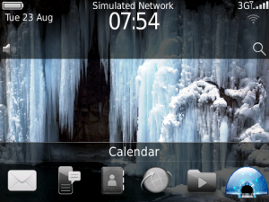 Chilling Ice Theme with OS7 Icons
