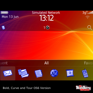 Spectrum Luminosity with Blue Outline Icons Theme