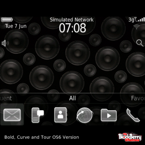 Black DJ Sound System Theme with Wonderful White Icons