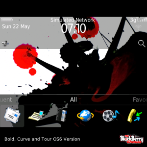 Black and Red Ink Explosion Theme with Stunning Multi Colored 3D Icons