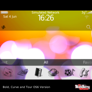 Orange and White Dreamscape Lights Theme with Amazing Black Aspect Icons