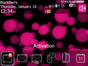 Abstract Lights Pink
