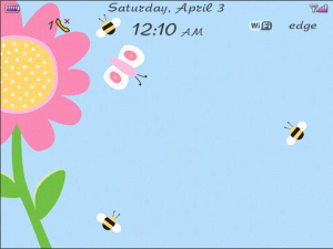 Spring Garden for BlackBerry Bold 9000 and 8900 Theme
