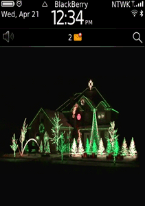 Christmas House Lights - Live Motion Wallpaper