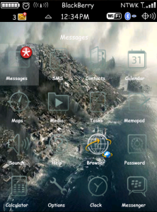 End of The World with fantastic grey icons