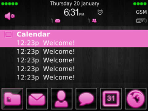 Kronos Pink Calendar Today