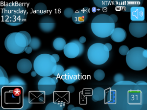 Abstract Lights Aqua