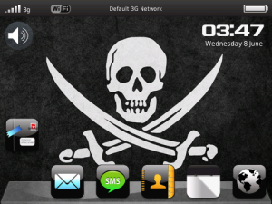 iBlack Black Pirate theme