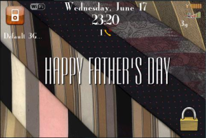 Happy Father s Day theme for BlackBerry