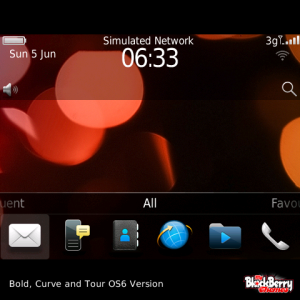 OS 7 Style Abstract Glow Balls Theme with Amazing OS 7 Icons
