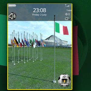 Global Soccer - Animated Italian Flag