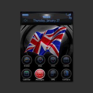 UK flag animated theme