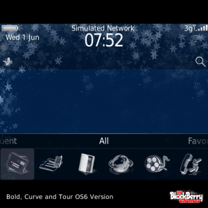 Winter Snow Theme with Fabulous White Aspect Icons