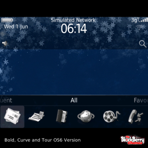 Winter Snow Theme with Magnificent Chrome Aspect Icons