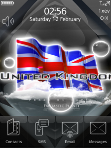 UNITED KINGDOM - GLAMOROUS WALLPAPER FLAG