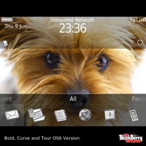Puppy Dog with Chrome Outline Icons Theme