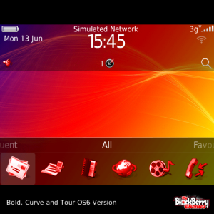 Spectrum Luminosity with Red Aspect Icons Theme