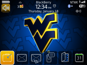 West Virginia Mountaineers College Theme