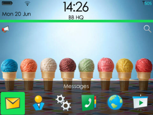 Ice Cream Green theme