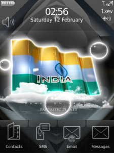 INDIA - GLAMOROUS WALLPAPER FLAG