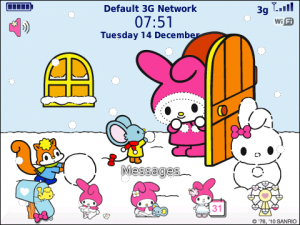 My melody play snow ball