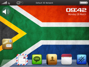 South Africa Theme for blackberry