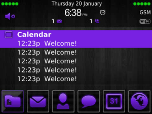 Kronos Purple Calendar Today