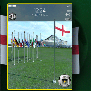 Global Soccer - Animated English UK Flag