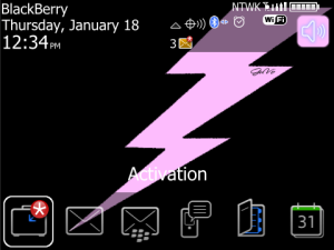 Lightning Bolt Baby Pink